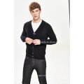 New Fashion V Neck 100%Cotton Men Cardigan